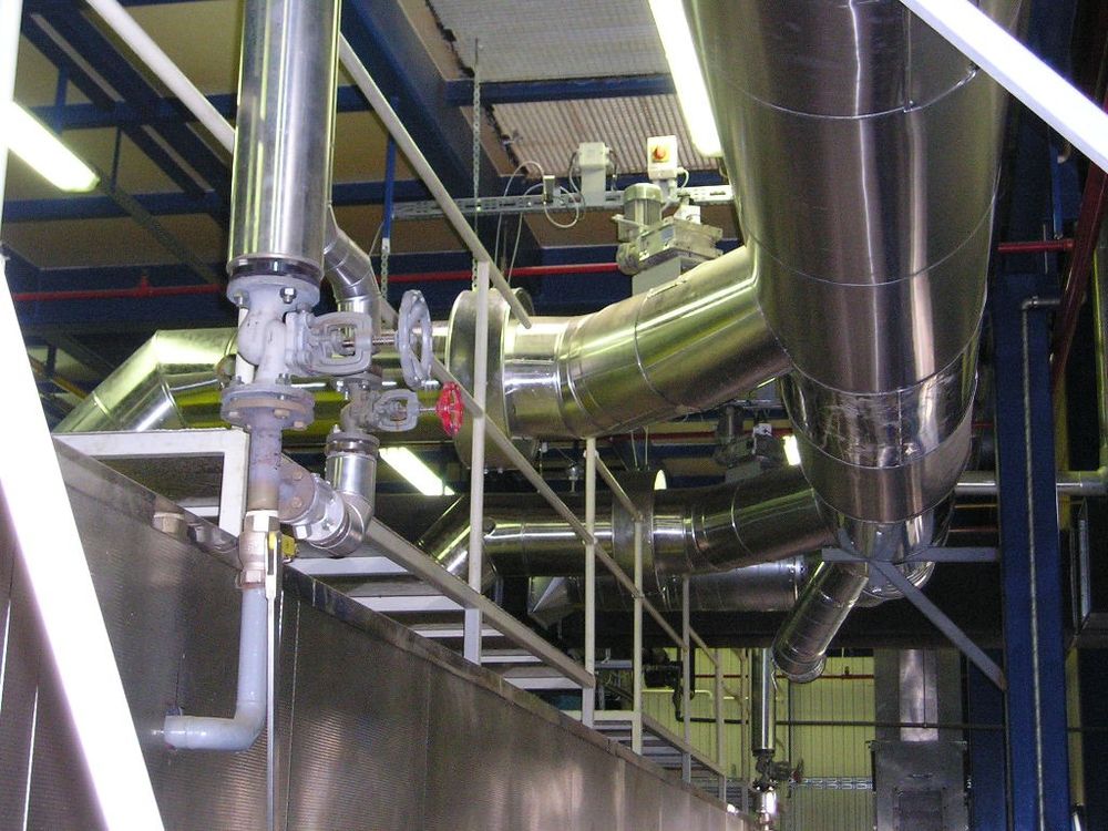 Megvalósult ipari légtechnikai rendszer